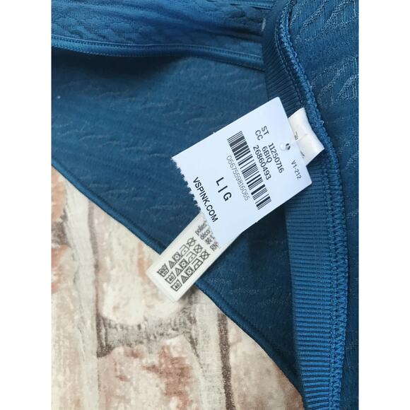 RARE NEW PINK BY VICTORIA'S SECRET LARGE SMOOTH THONG PANTIES - Picture 4 of 4